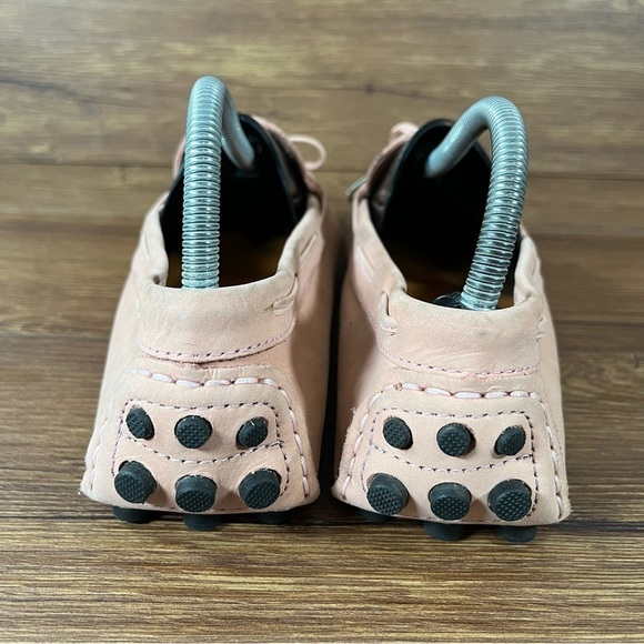 Mercanti Fiorentino Pink Suede Slip-On Loafers Women’s Size 9.5 Shoes Flats - Picture 4 of 12